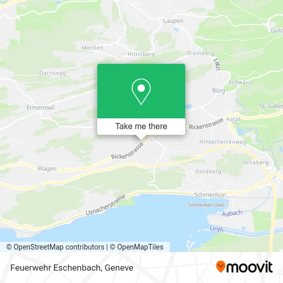 Feuerwehr Eschenbach map