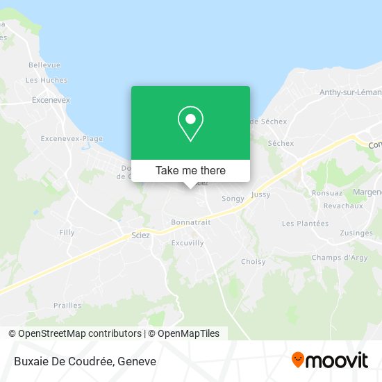 Buxaie De Coudrée map