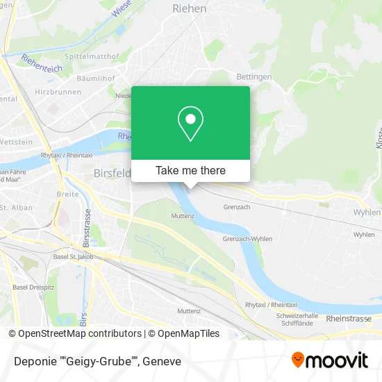 Deponie ""Geigy-Grube"" map