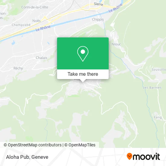 Aloha Pub map