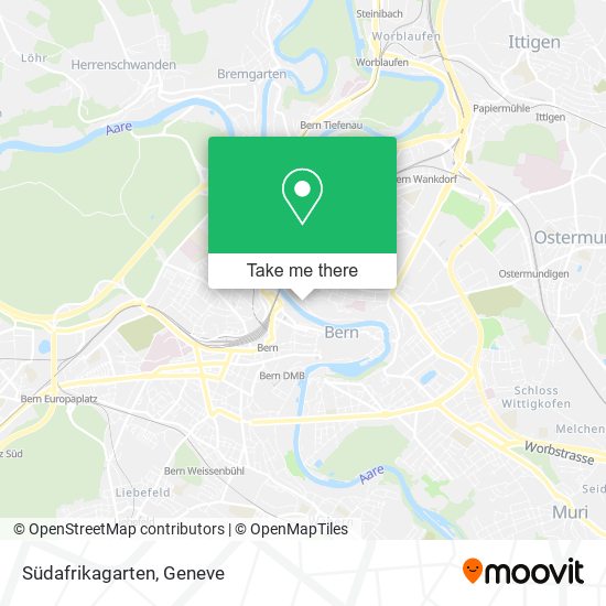 Südafrikagarten map