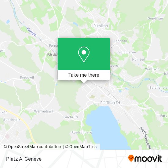 Platz A map
