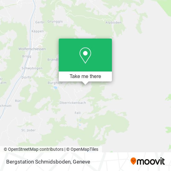 Bergstation Schmidsboden map