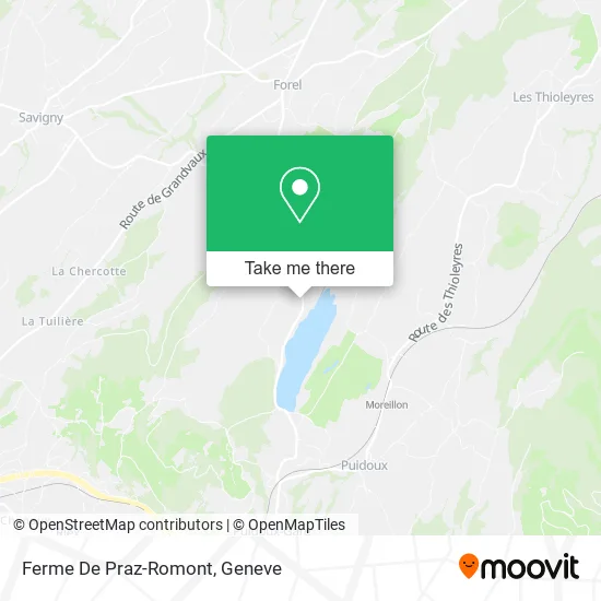 Ferme De Praz-Romont map