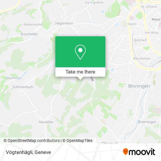 Vögtenhägli map