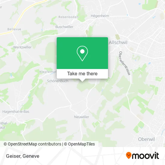 Geiser map