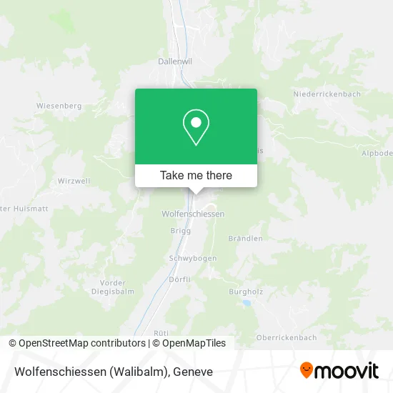 Wolfenschiessen (Walibalm) map