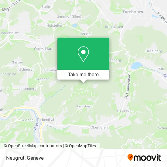 Neugrüt map