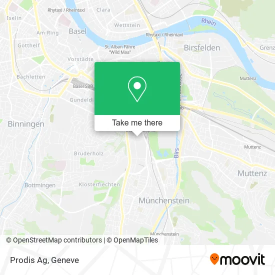 Prodis Ag map
