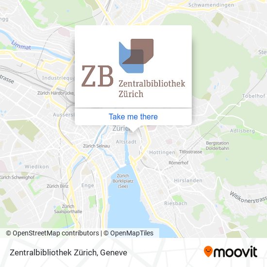 Zentralbibliothek Zürich plan