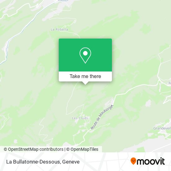 La Bullatonne-Dessous map