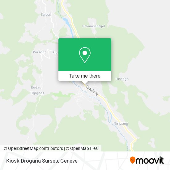 Kiosk Drogaria Surses map