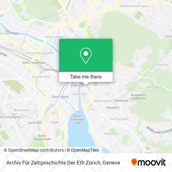 Archiv Für Zeitgeschichte Der Eth Zürich map