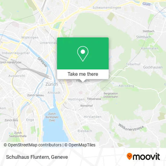 Schulhaus Fluntern map