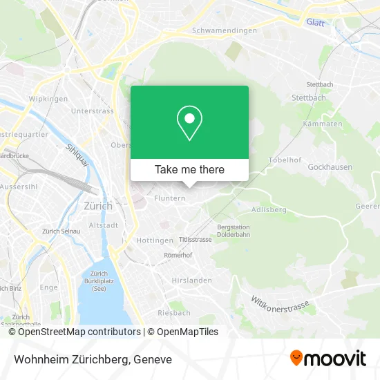 Wohnheim Zürichberg map
