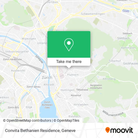 Convita Bethanien Residence map
