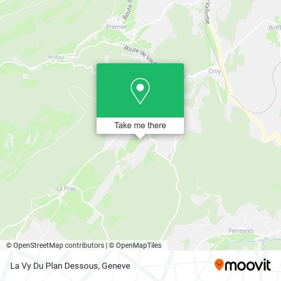 La Vy Du Plan Dessous map