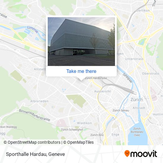 Sporthalle Hardau map