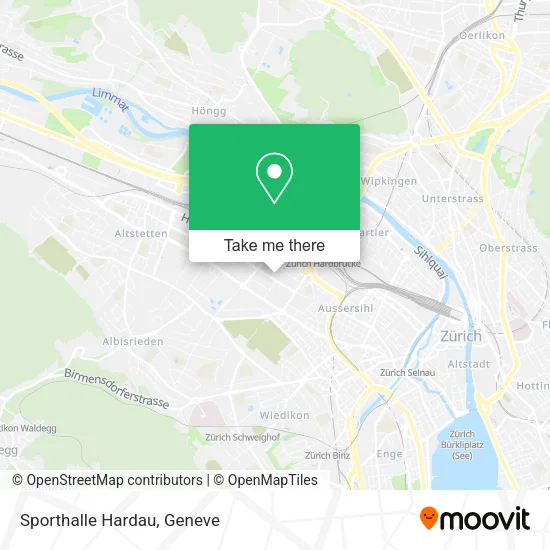 Sporthalle Hardau map