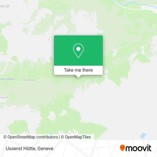 Usserst Hütte map