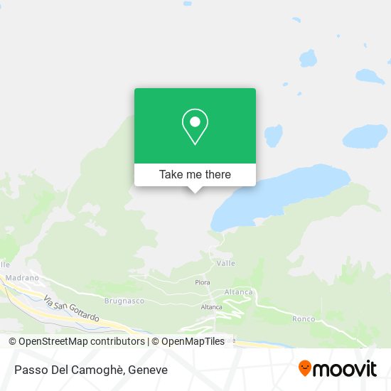 Passo Del Camoghè map