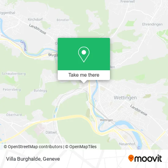 Villa Burghalde map