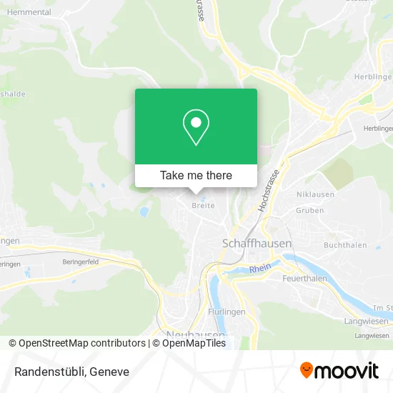 Randenstübli map