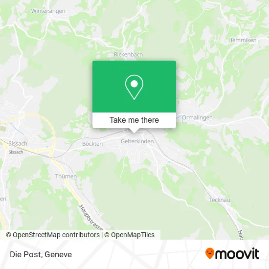 Die Post map