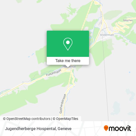 Jugendherberge Hospental map