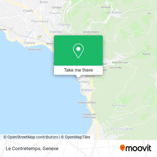 Le Contretemps map