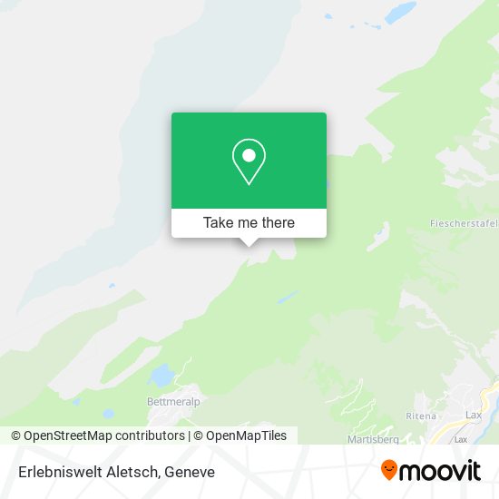 Erlebniswelt Aletsch map