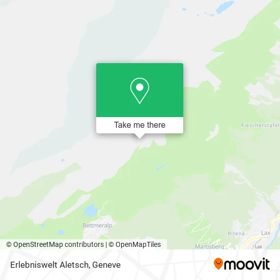 Erlebniswelt Aletsch map