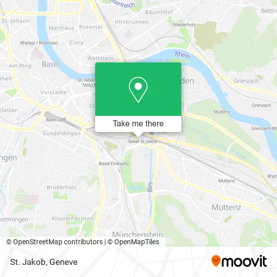 St. Jakob map