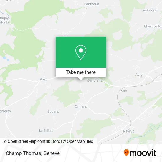 Champ Thomas map