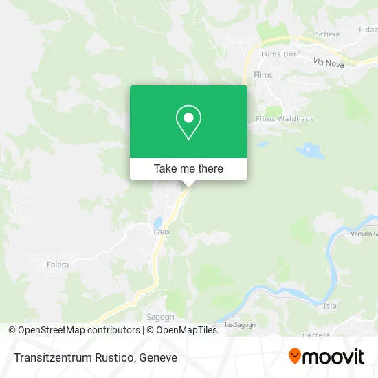 Transitzentrum Rustico map