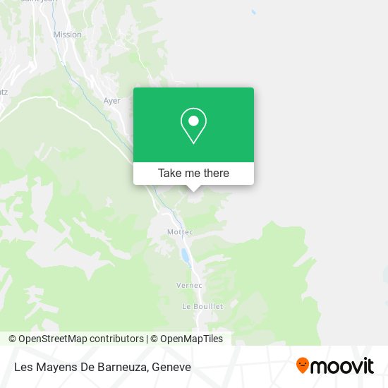Les Mayens De Barneuza map