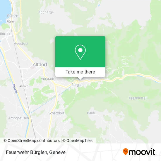 Feuerwehr Bürglen map