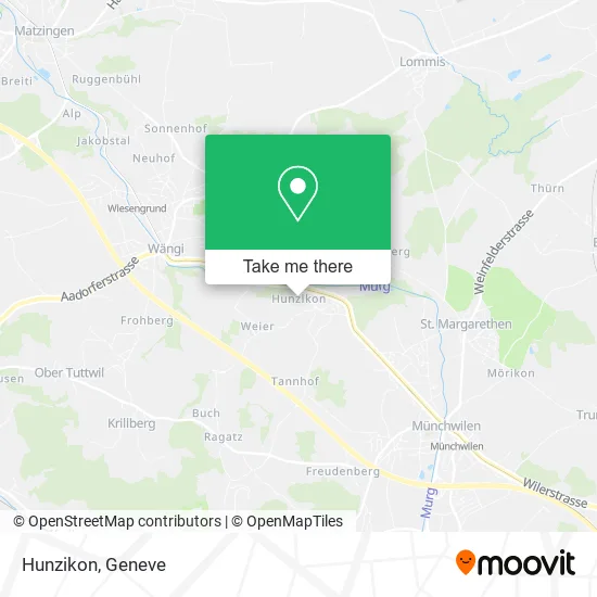 Hunzikon map