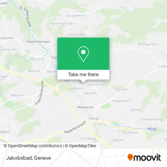 Jakobsbad map
