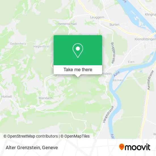 Alter Grenzstein map