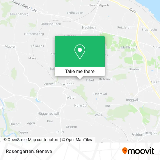 Rosengarten map