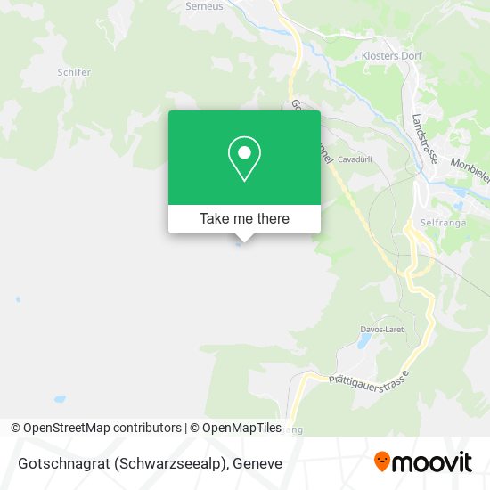 Gotschnagrat (Schwarzseealp) map