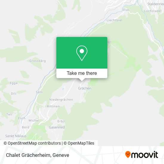 Chalet Grächerheim map