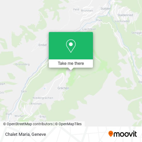 Chalet Maria map