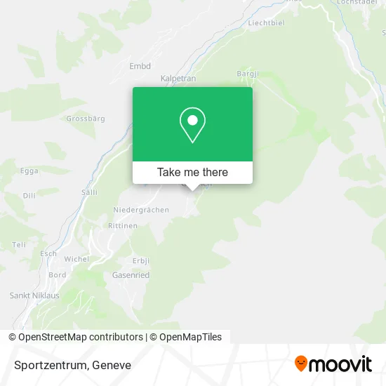 Sportzentrum map