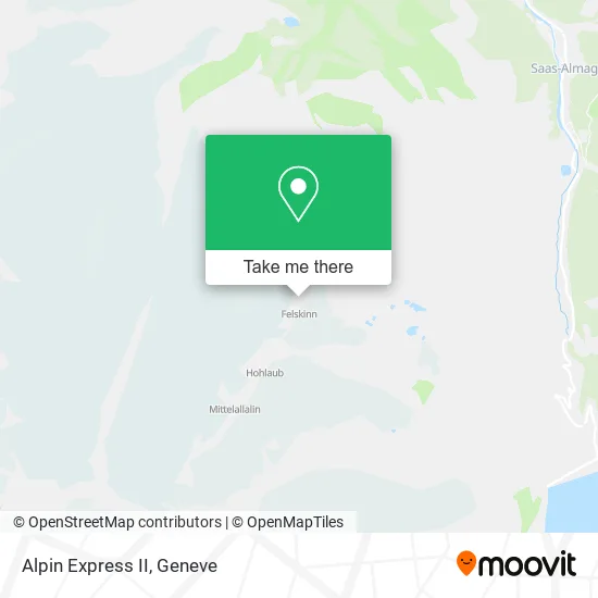 Alpin Express II map