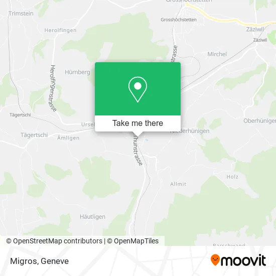 Migros map