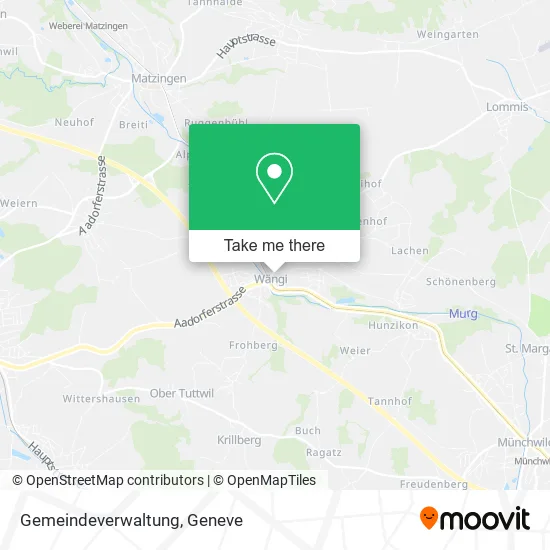 Gemeindeverwaltung map