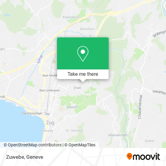 Zuwebe map
