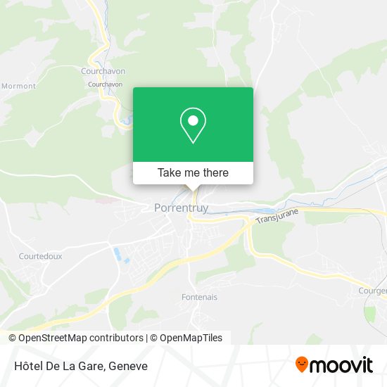Hôtel De La Gare map